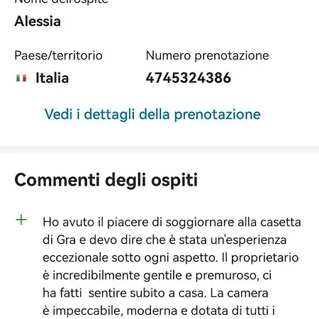 Apartamento La Casetta Di Gra *